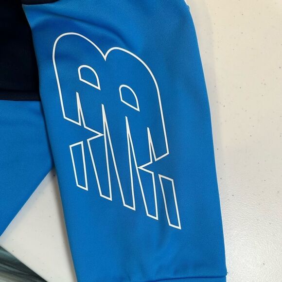 NWT New Balance Men’s Tenacity Performance Fleece Black Blue Joggers - Size M - Picture 5 of 11